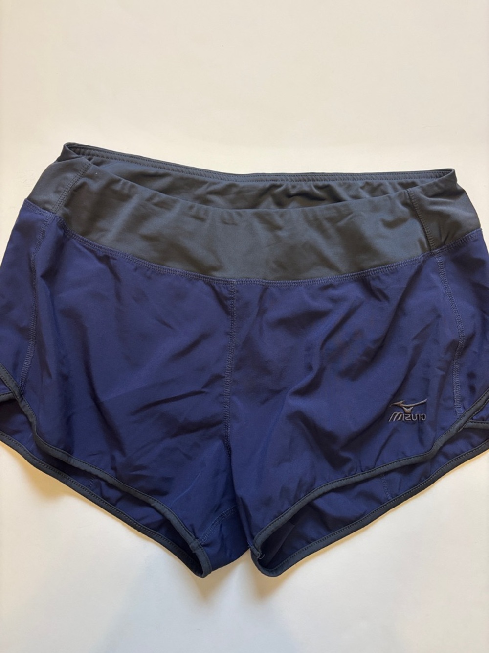 Mizuno Women's Navy and Dark Gray Running Shorts
